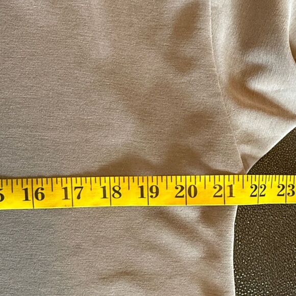 Athleta Taupe Quarter-Zip Sweatshirt - Picture 12 of 13